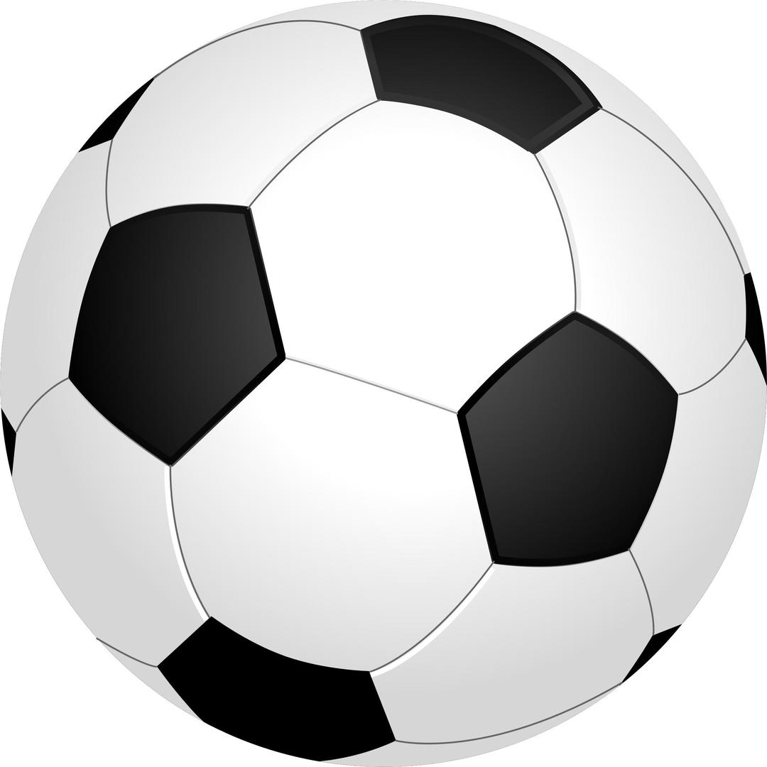 Soccerball noShadow png transparent