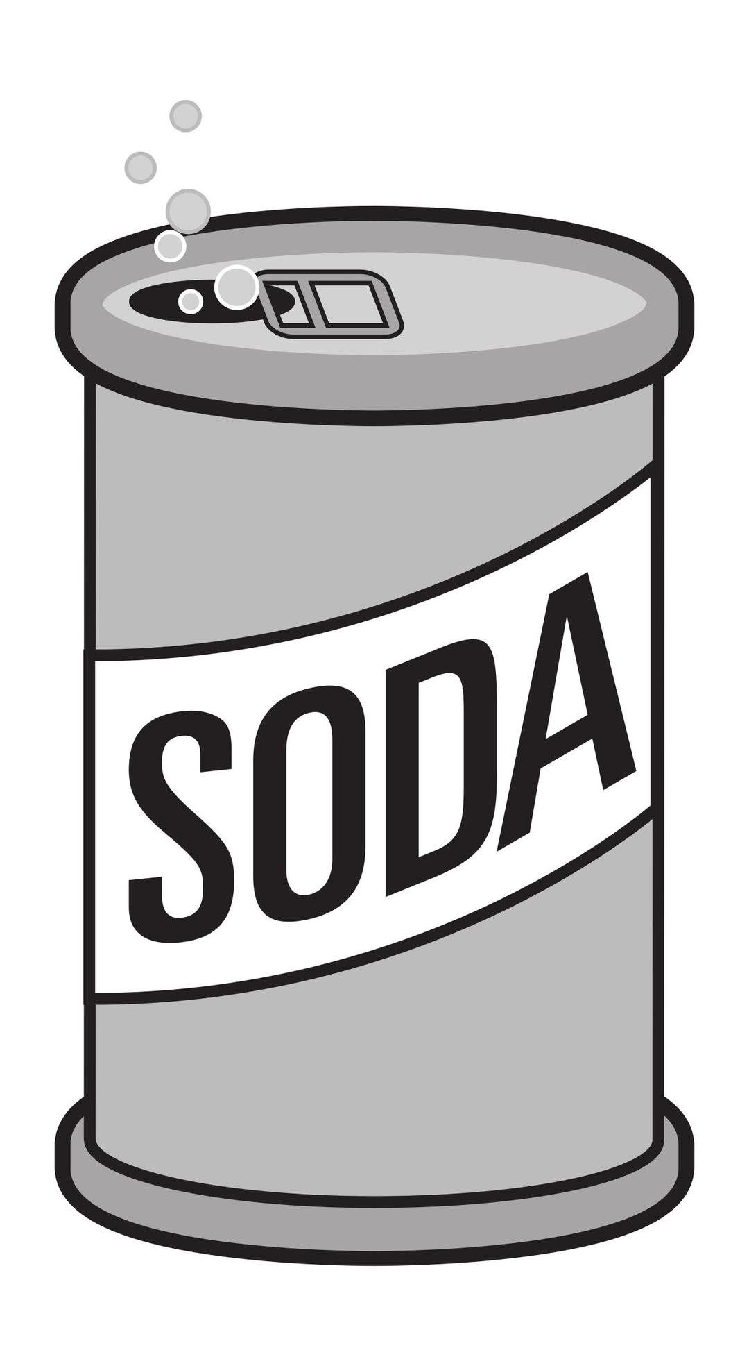 Soda Can Opened png transparent