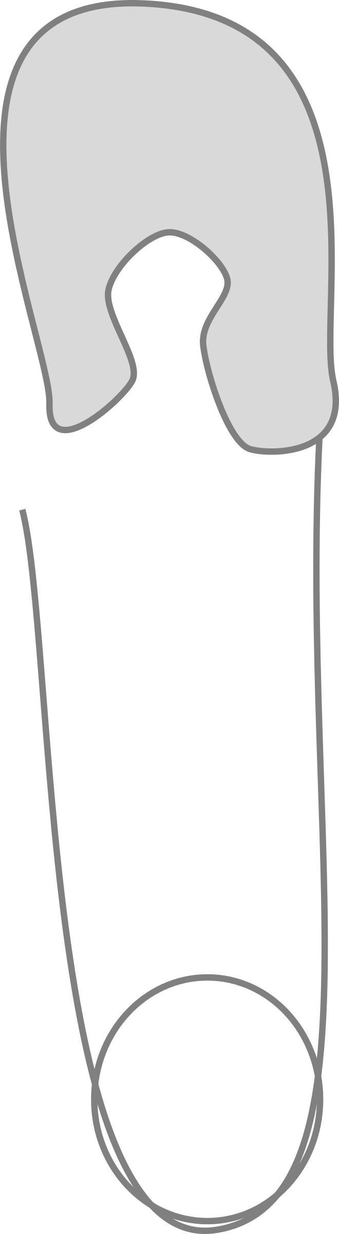 soft gray safety pin png transparent