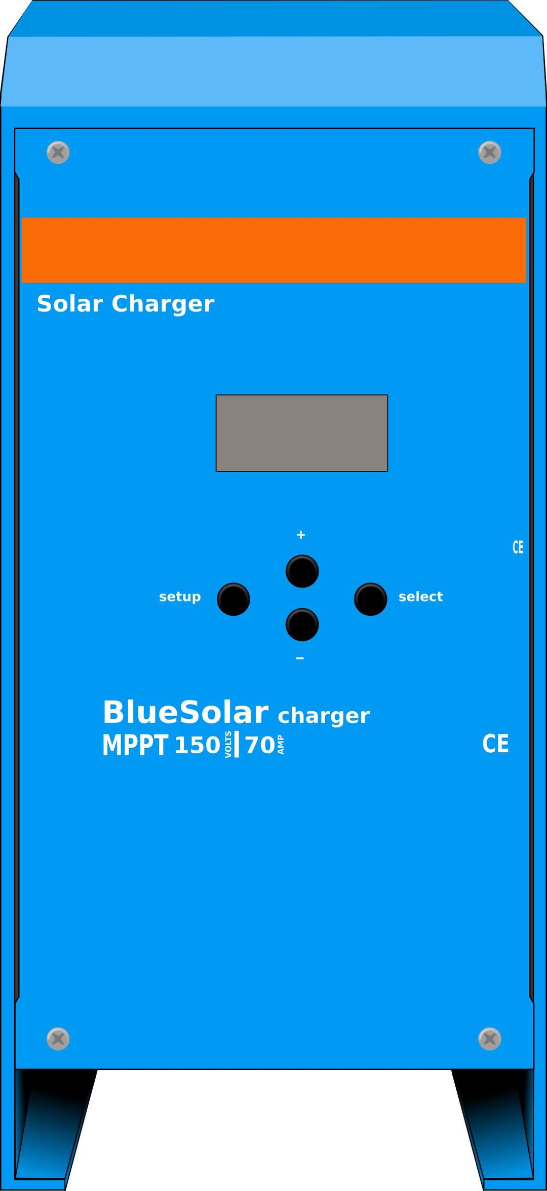 Solar battery charge regulator MPPT png transparent