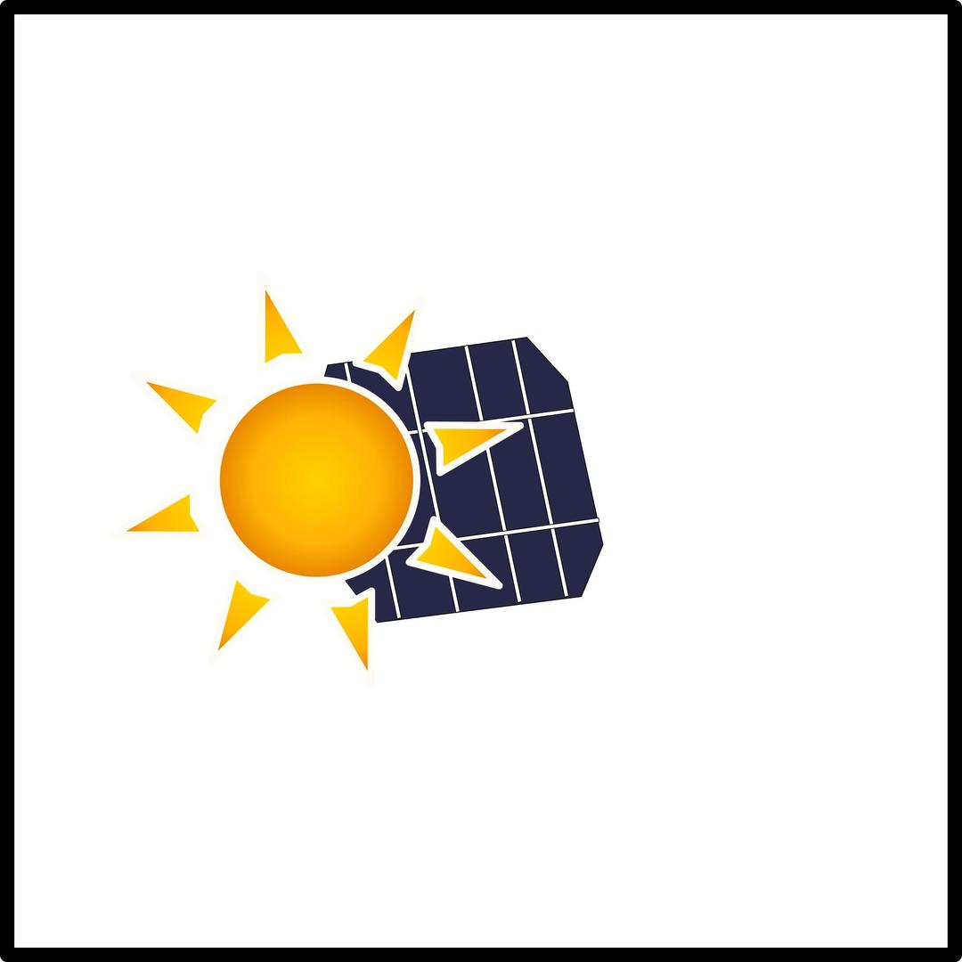 solar panel in the sun png transparent
