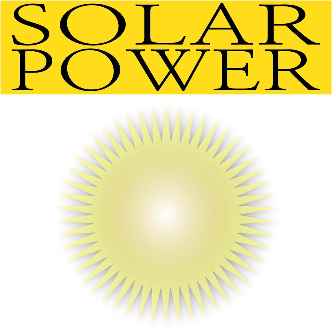 Solar Power Icon png transparent