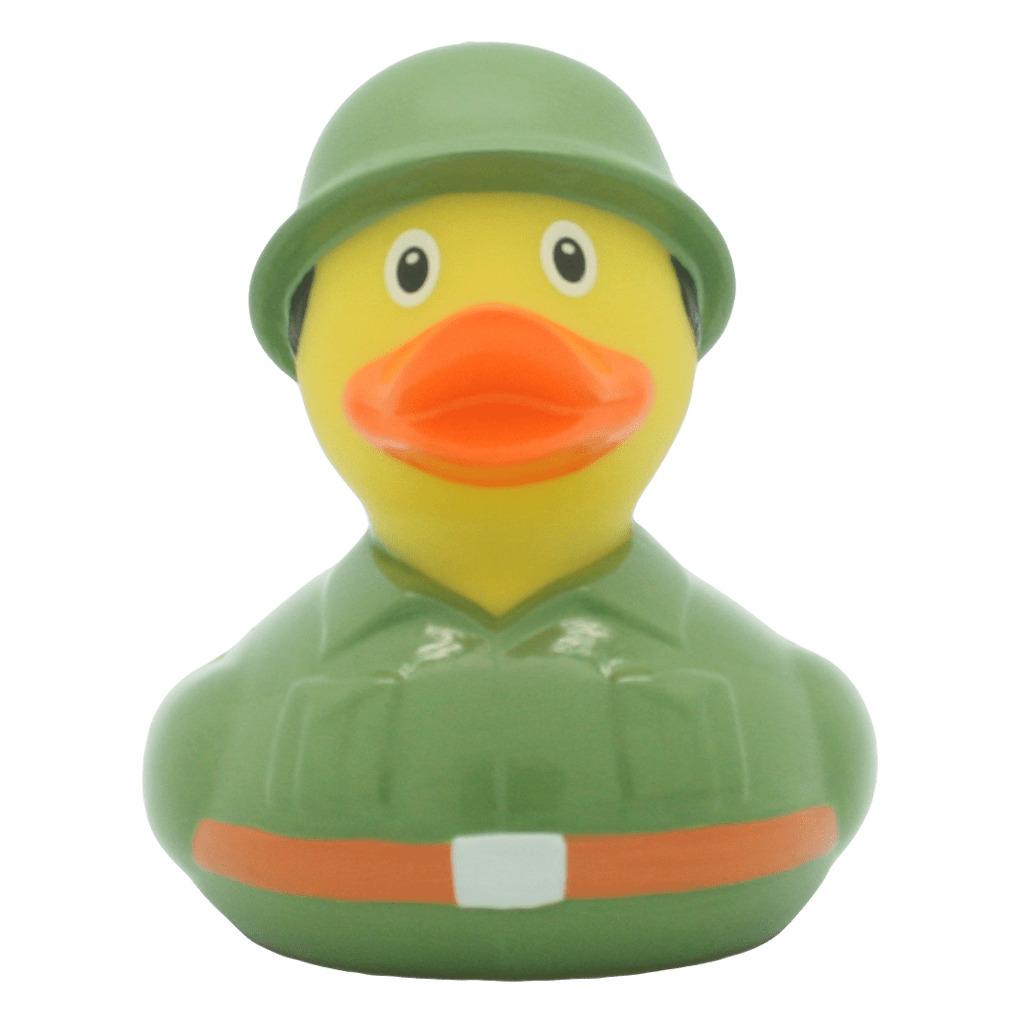 Soldier Rubber Duck png transparent