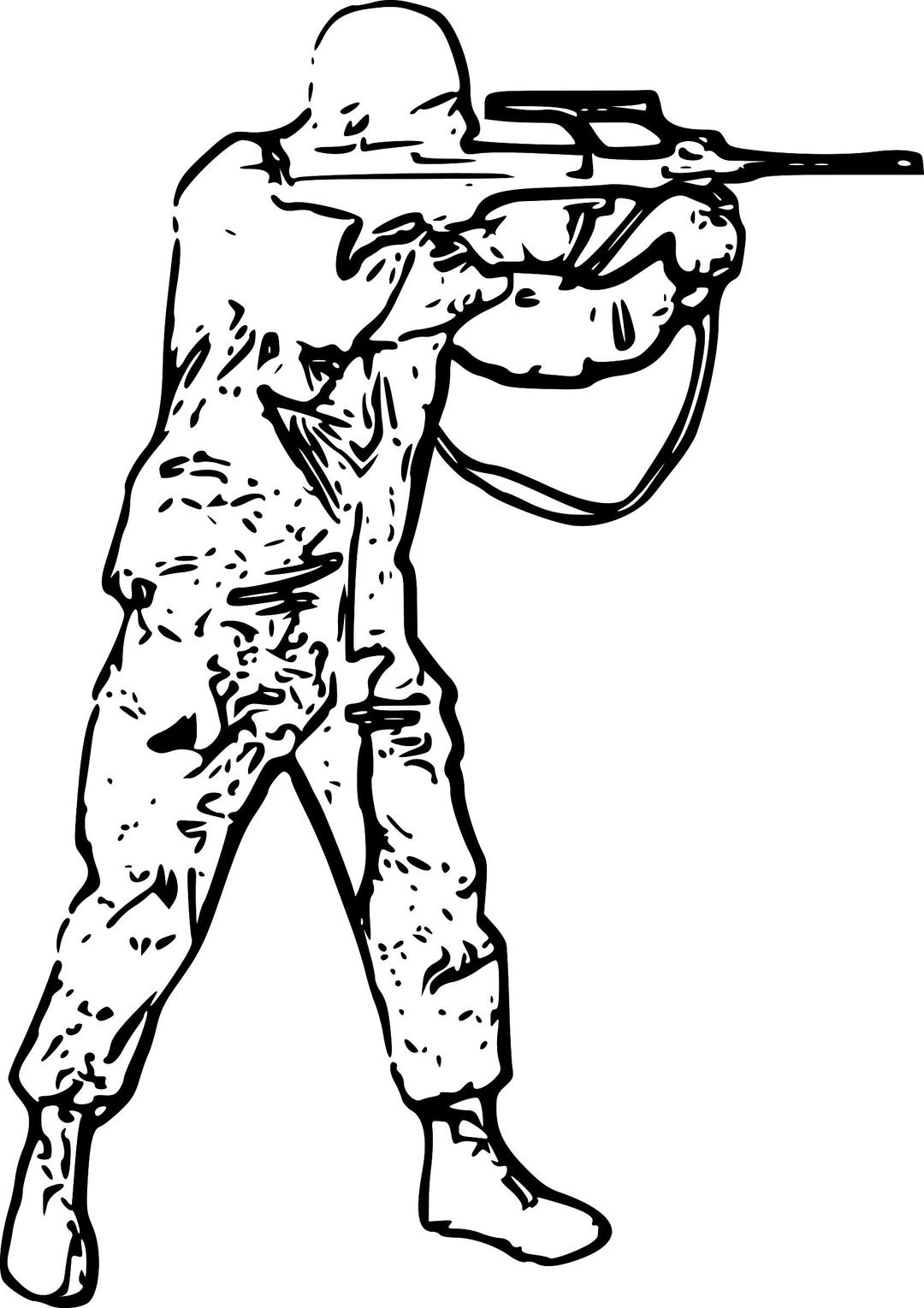 soldier silhouette png transparent
