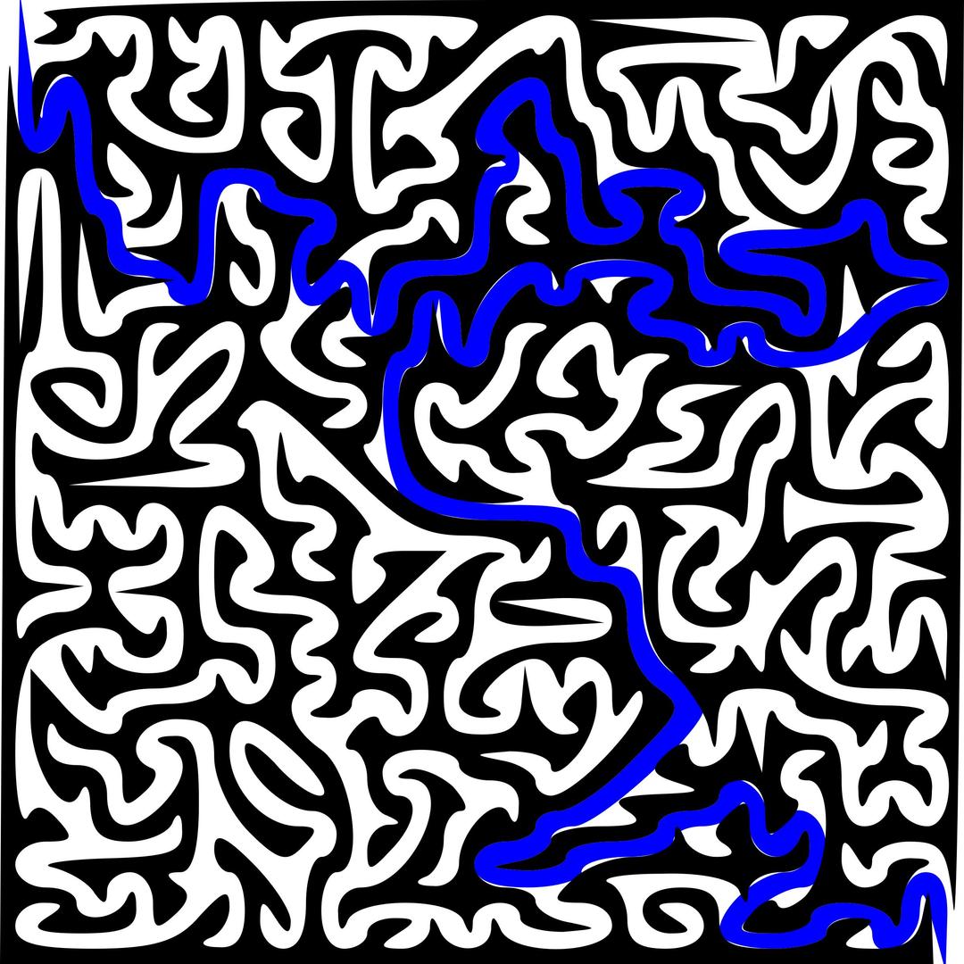 Solution to Maze Puzzle png transparent