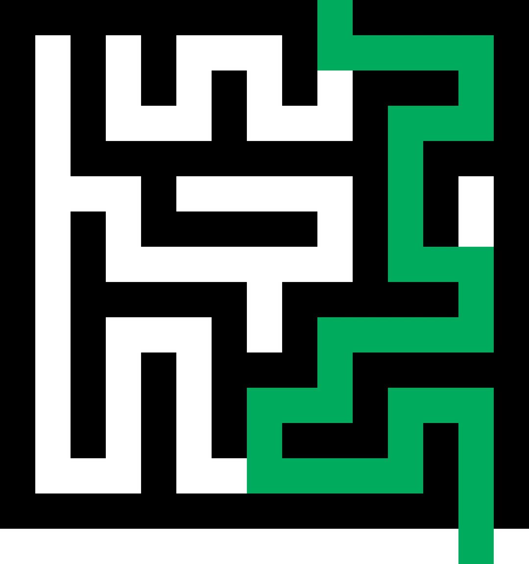 Solution to Tiny Maze Puzzle png transparent