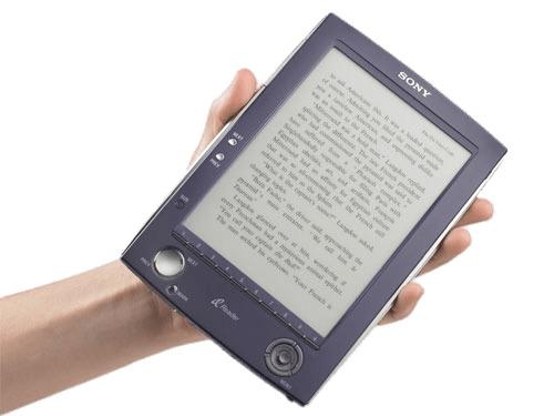 Sony E-Book In Hand png transparent