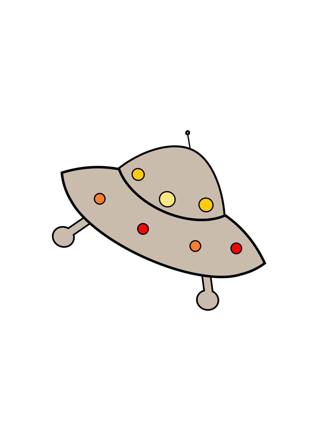 Space Flying Saucer 1 png transparent
