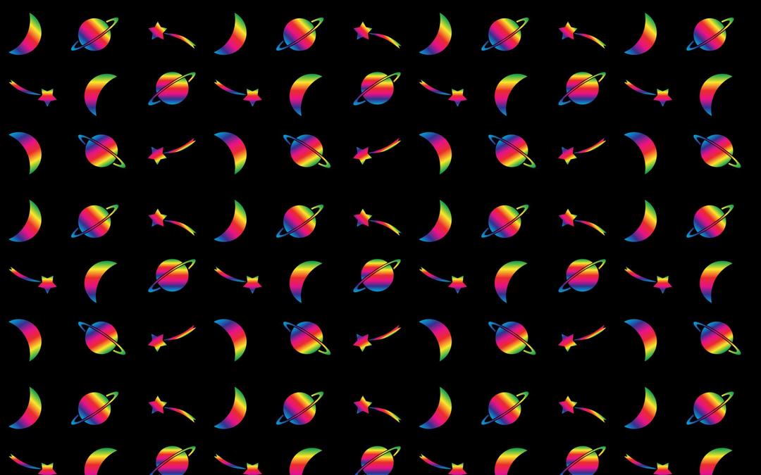 Space Theme Pattern Seamless 2 png transparent