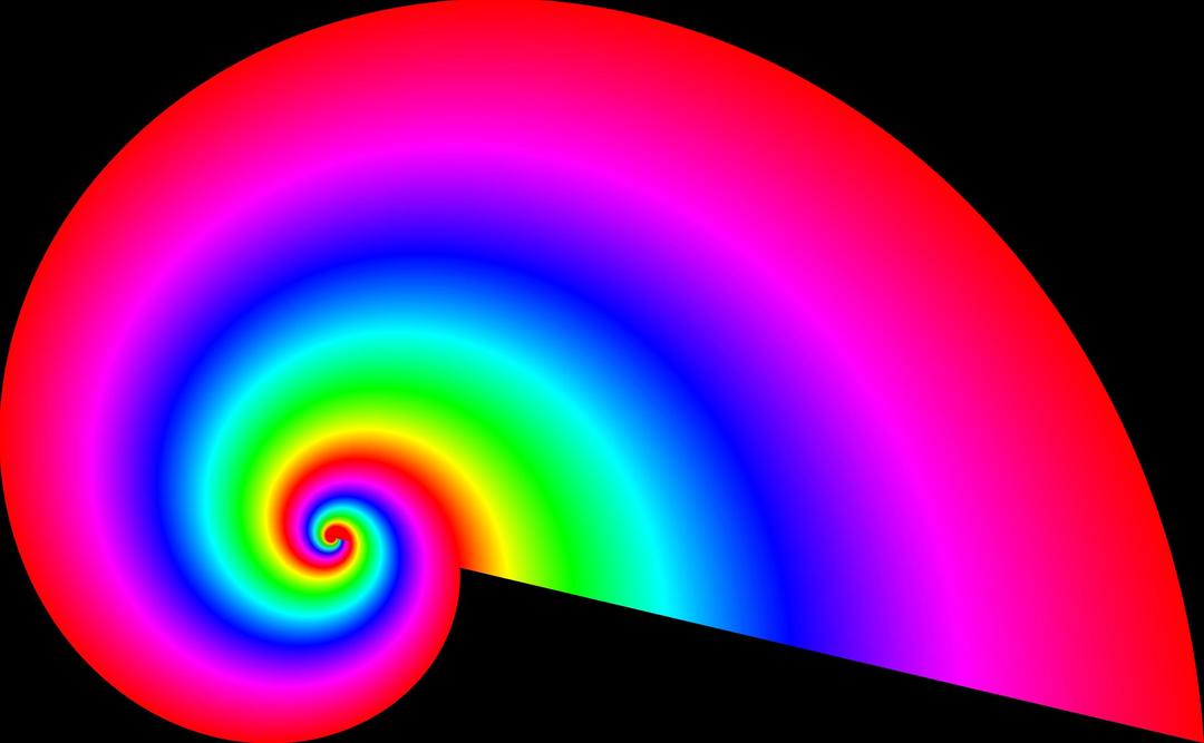 spectrum spiral png transparent