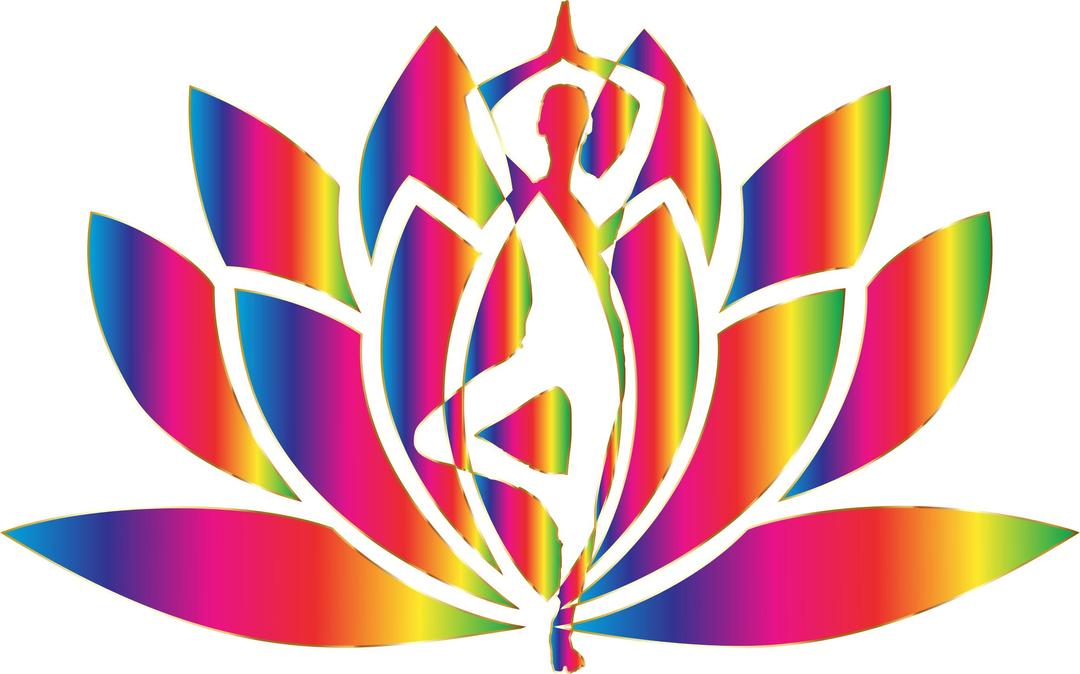 Spectrum Yoga Lotus No Background png transparent