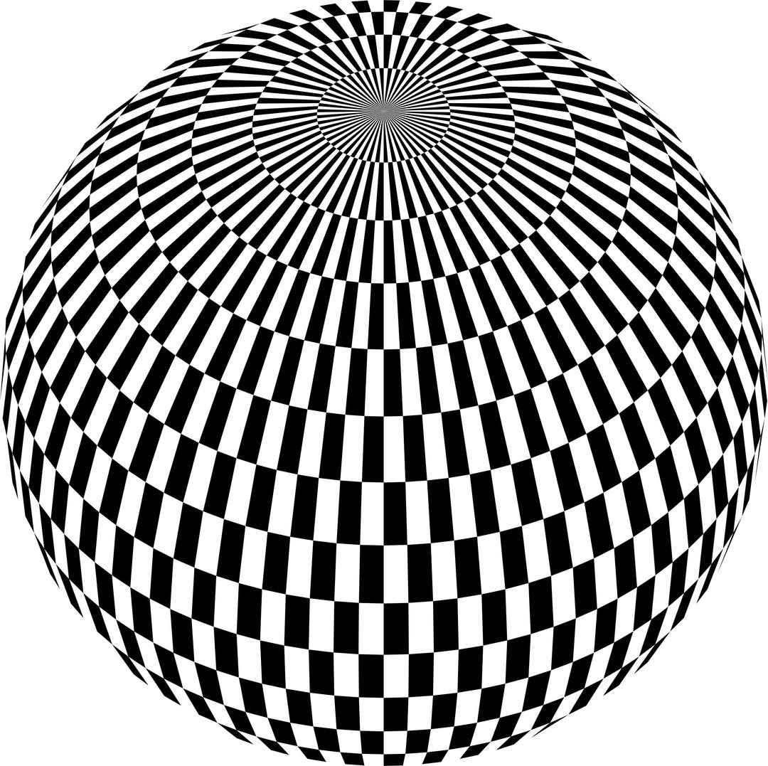 sphere with chessboard cover 4 png transparent