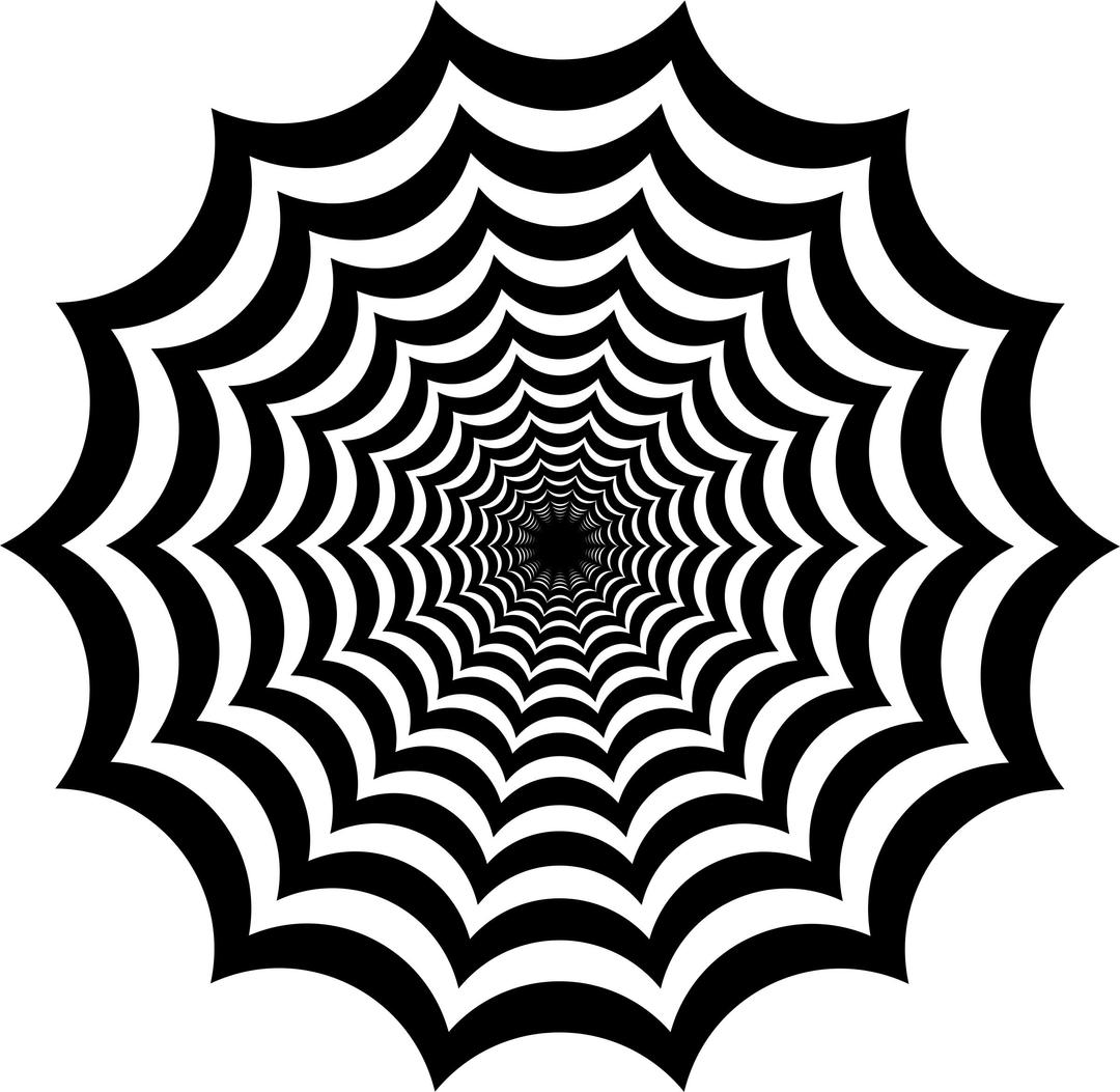 Spider Web Hypnotic png transparent