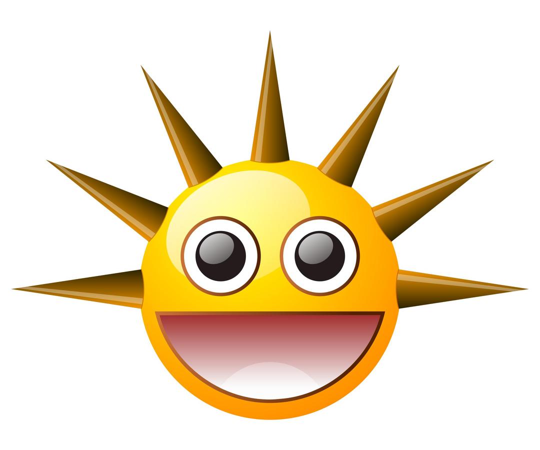 Spikey Smiley png transparent