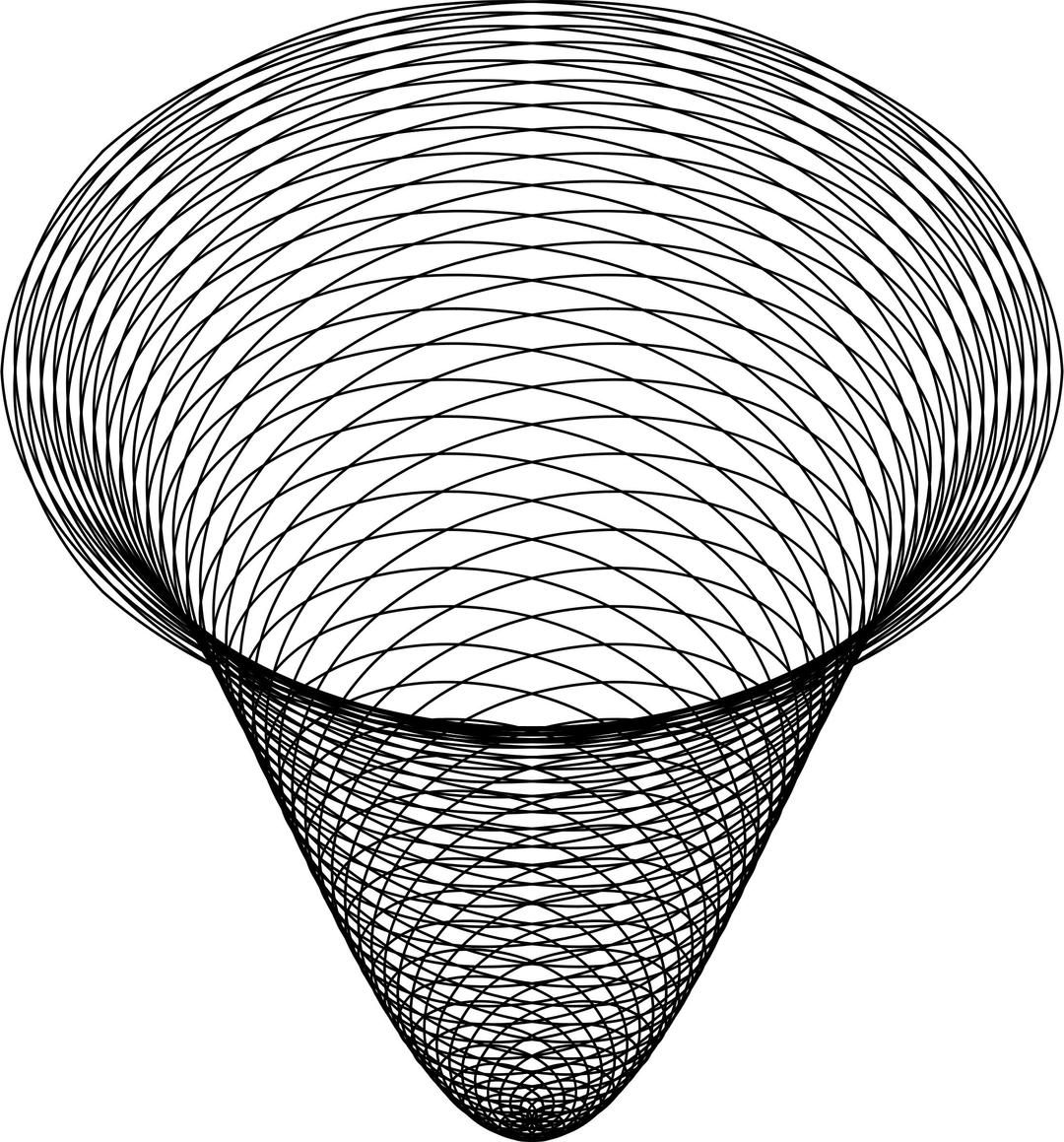 spiral cone png transparent