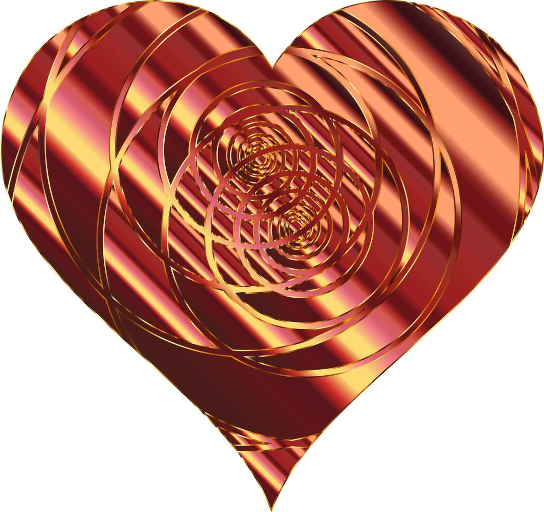 Spiral Heart 19 png transparent