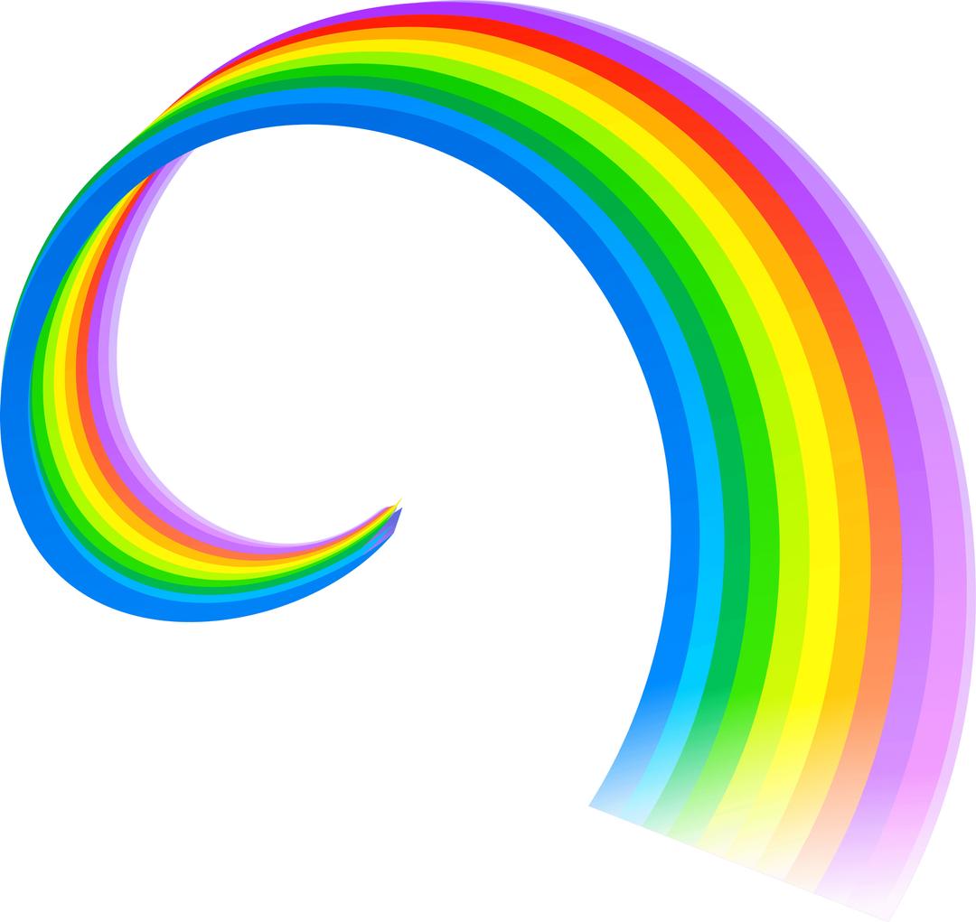 Spiral Rainbow png transparent