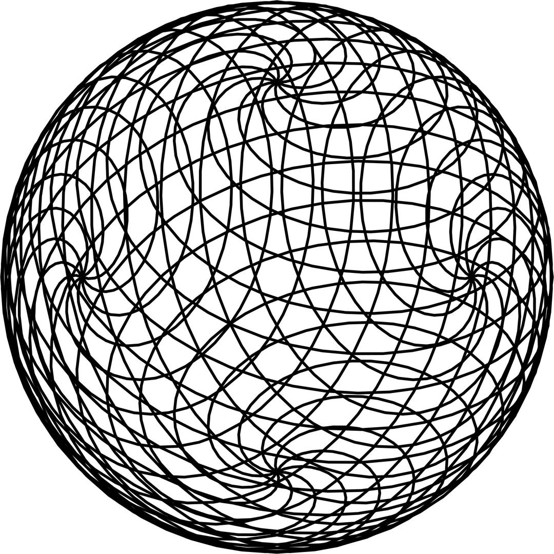 spiral sphere 2 png transparent