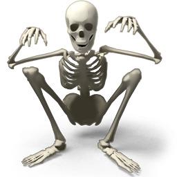 Spooky Skeleton png transparent