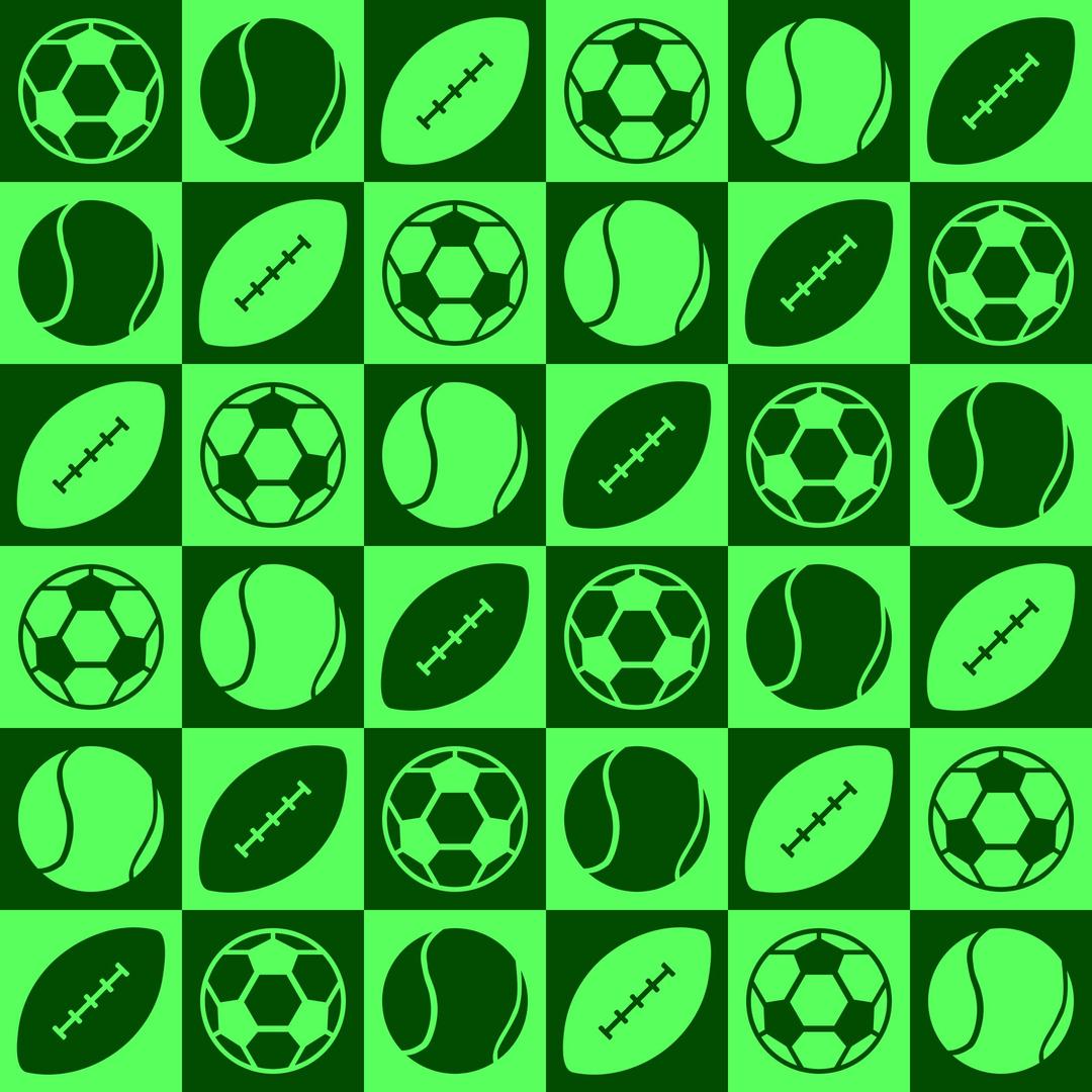Sports ball pattern png transparent