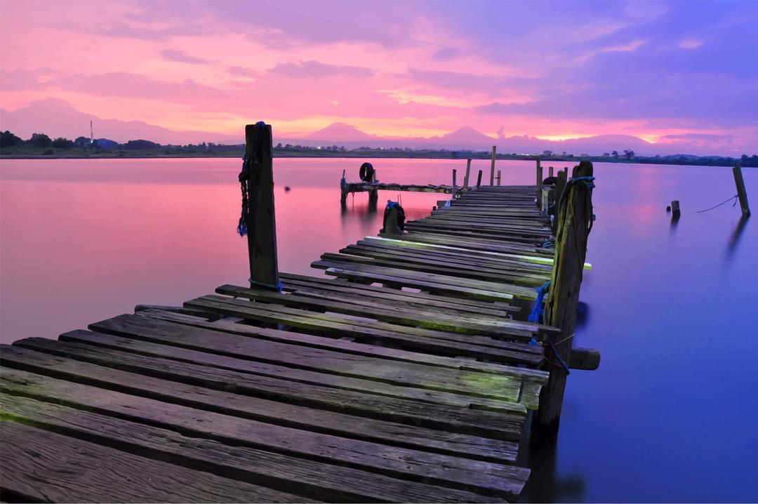 Spring Jetty png transparent