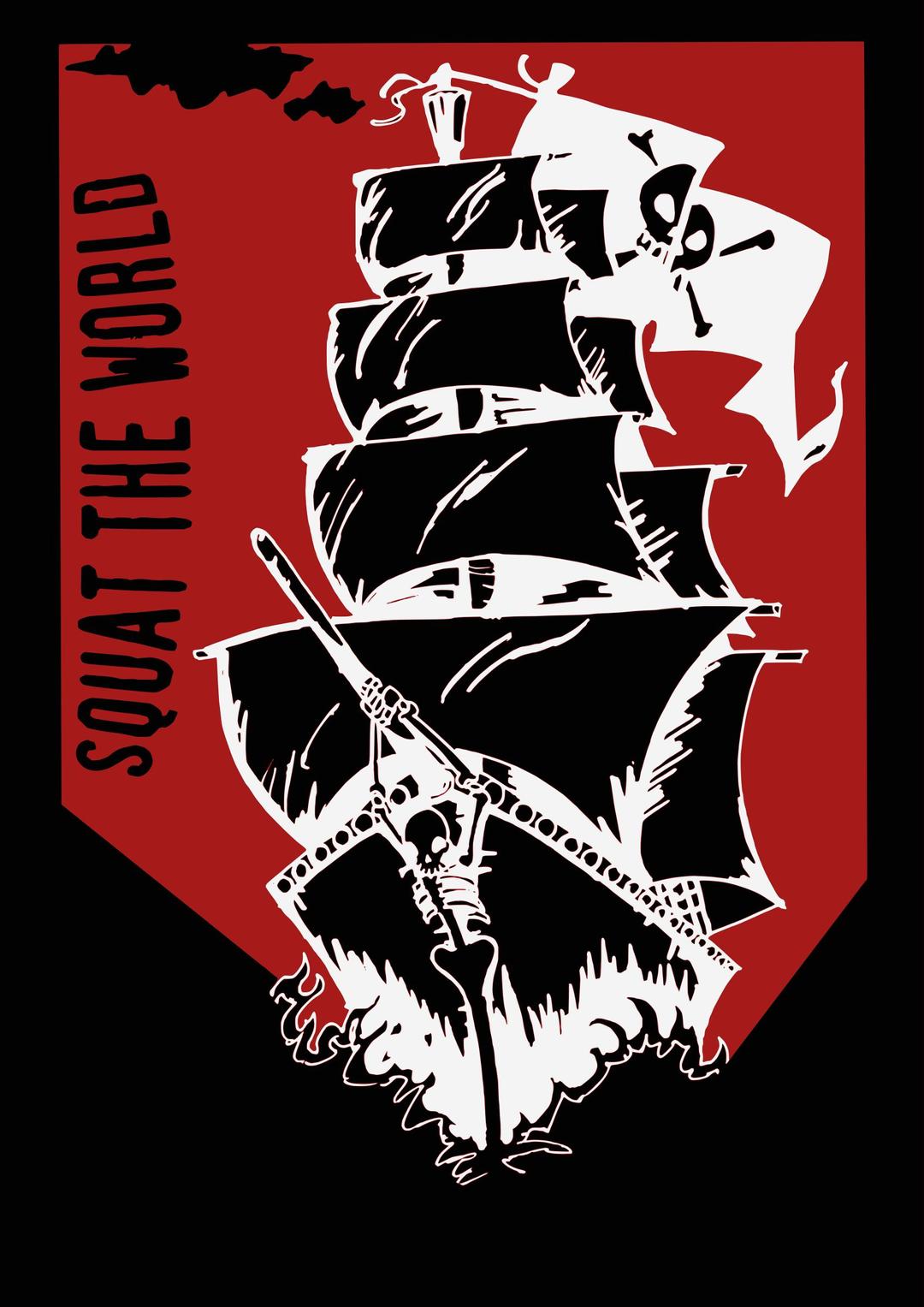 Squat the World - Pirate Ship png transparent