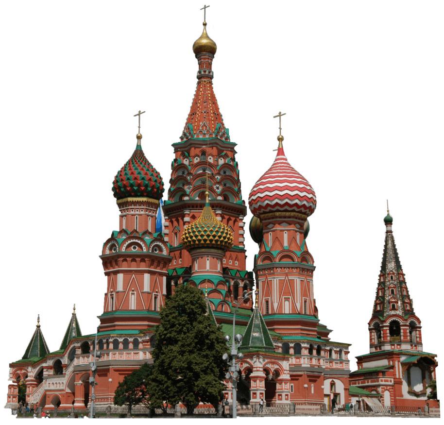 St Basil Cathedral Moscow png transparent