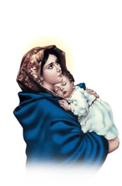 St Mary Holding Jesus png transparent