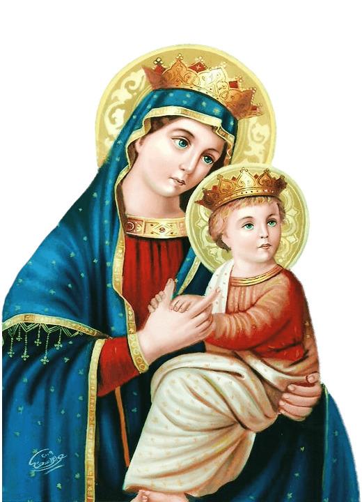 St Mary Jesus png transparent