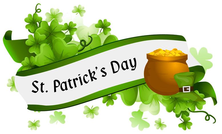 St Patrick's Day Banner png transparent