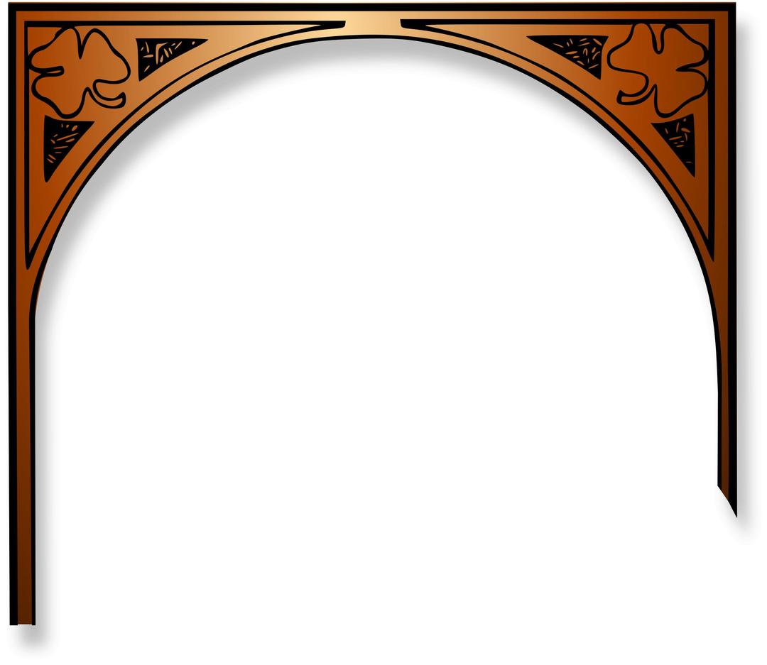 St Patricks Girl Clover Arch png transparent