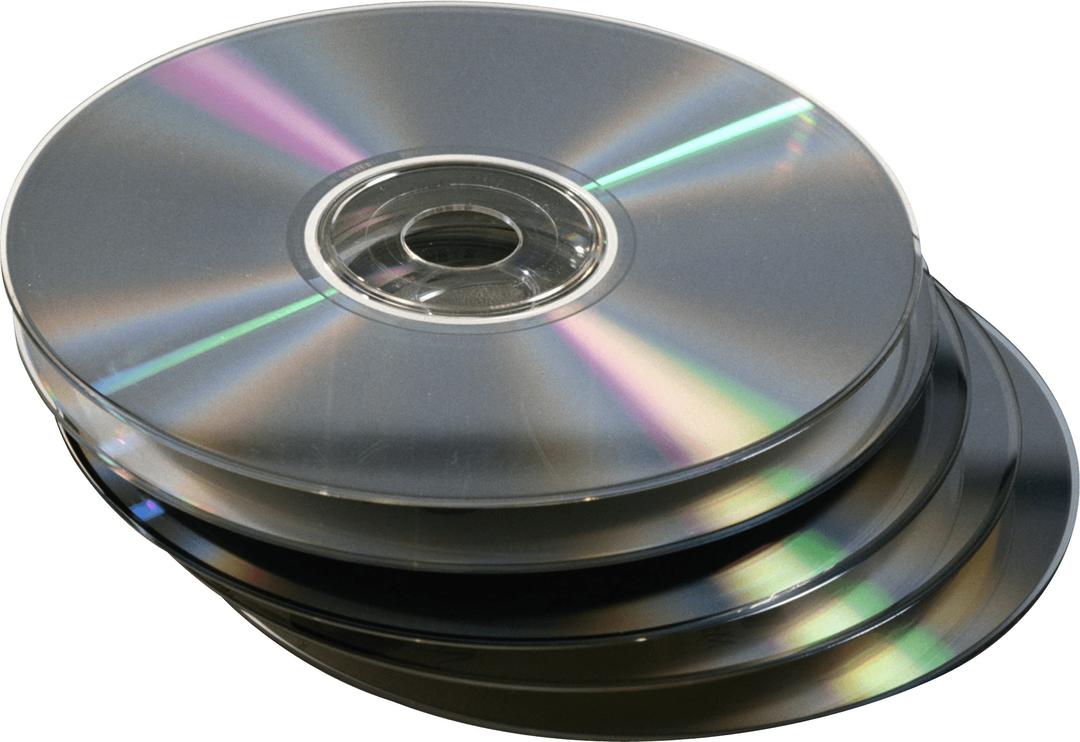 Stack Compact Disc png transparent