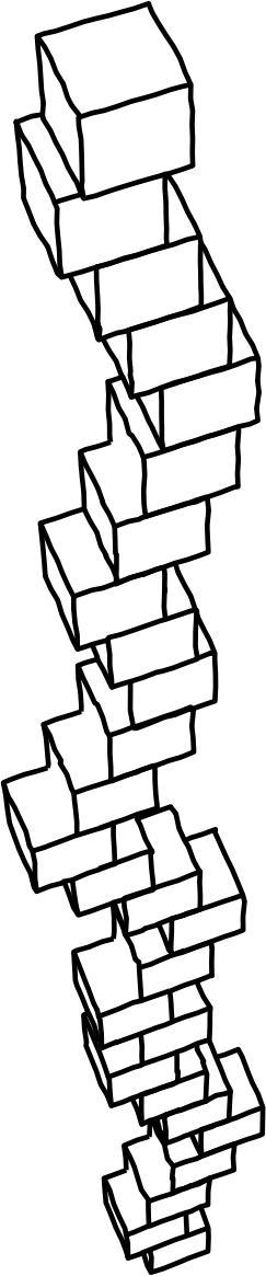 Stack of boxes - perspective png transparent