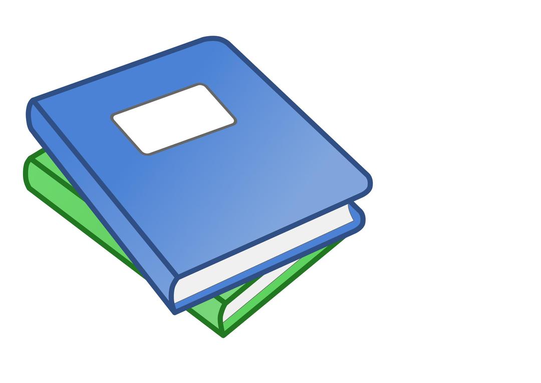 Stack of two books png transparent