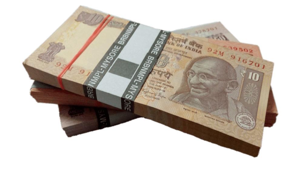 Stacks Of Rupee Notes png transparent