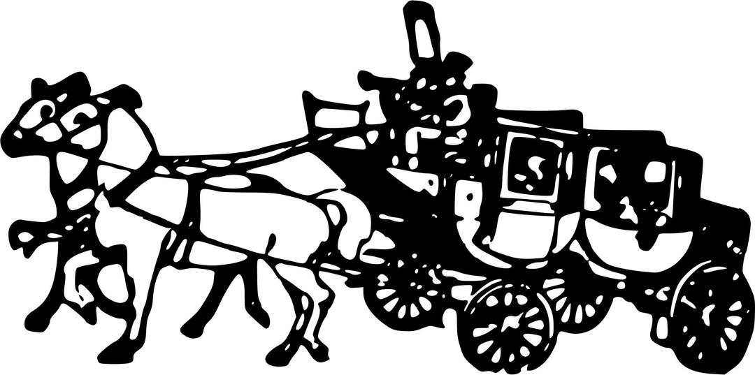 Stagecoach Stamp png transparent