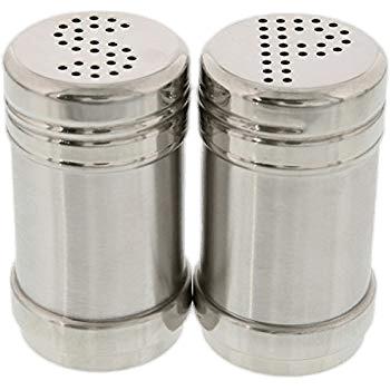 Stainless Steel Salt and Pepper Set png transparent