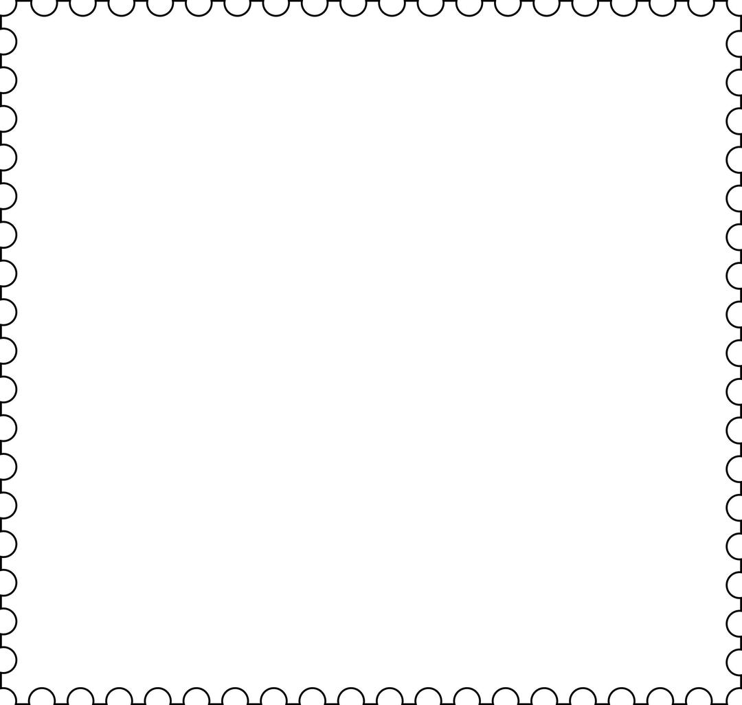 Stamp frame png transparent