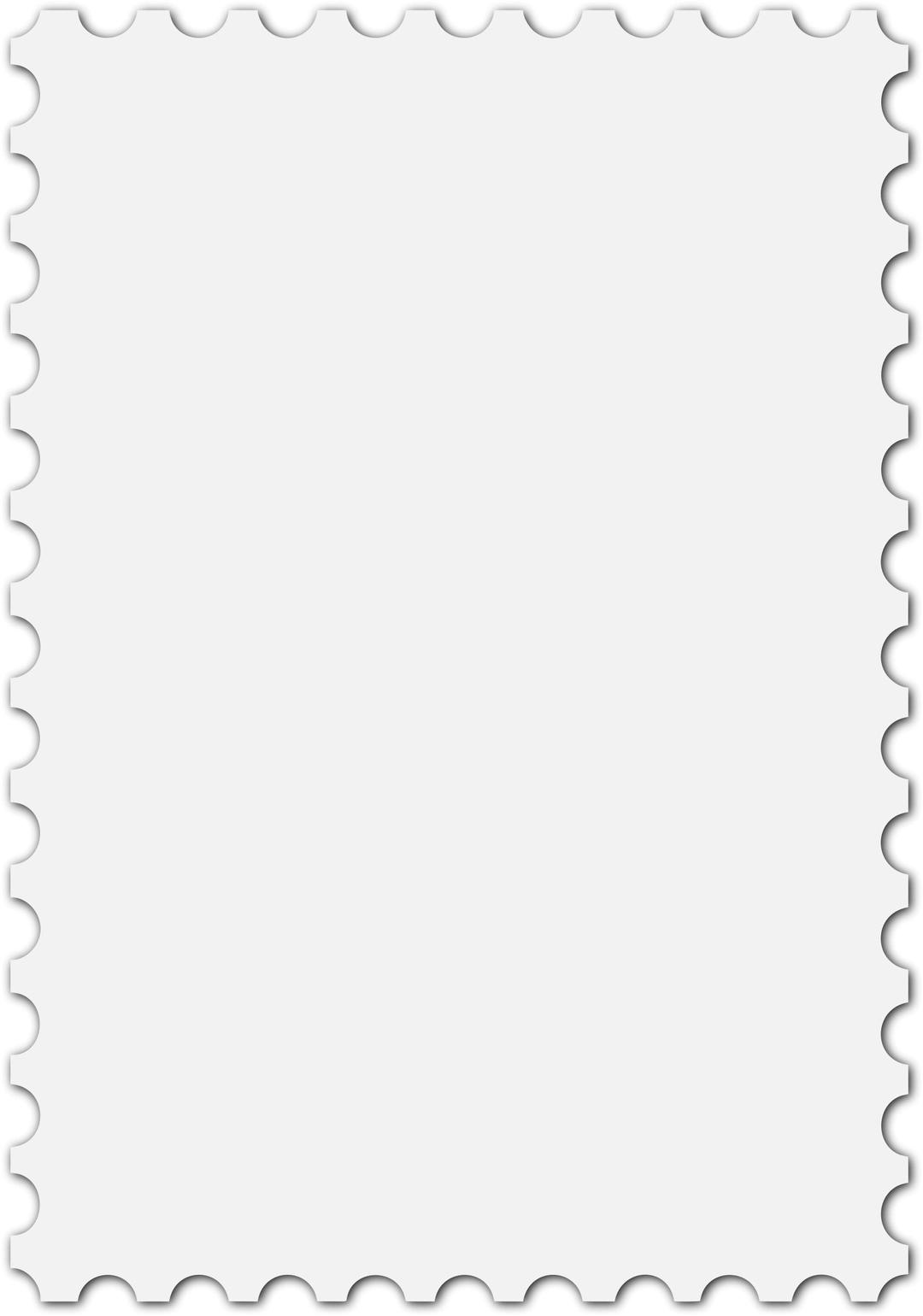 Stamp outline 2 png transparent