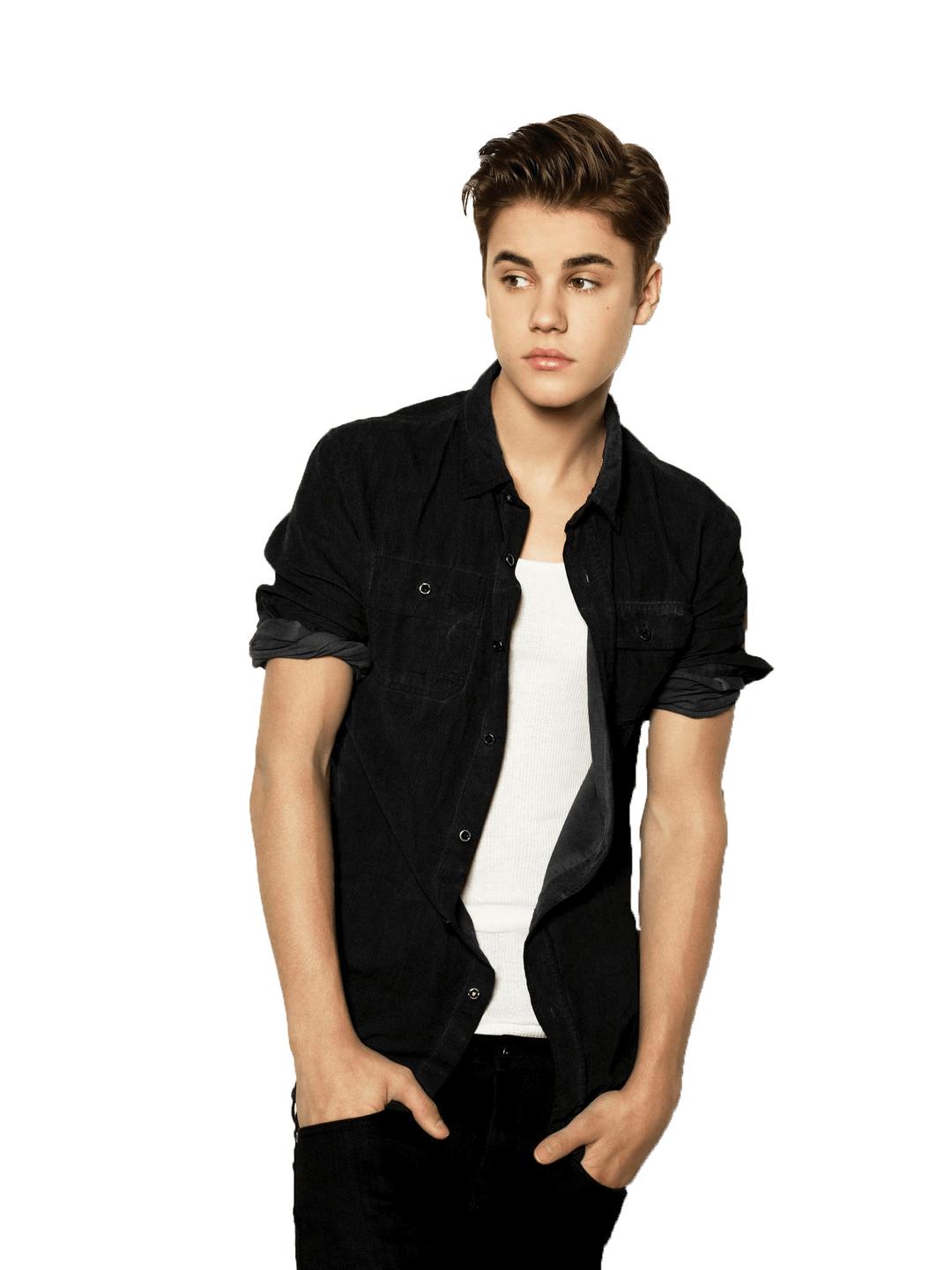 Standing Justin Bieber png transparent