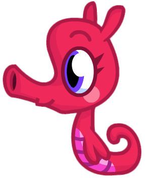 Stanley the Songful Seahorse Looking To the Left png transparent