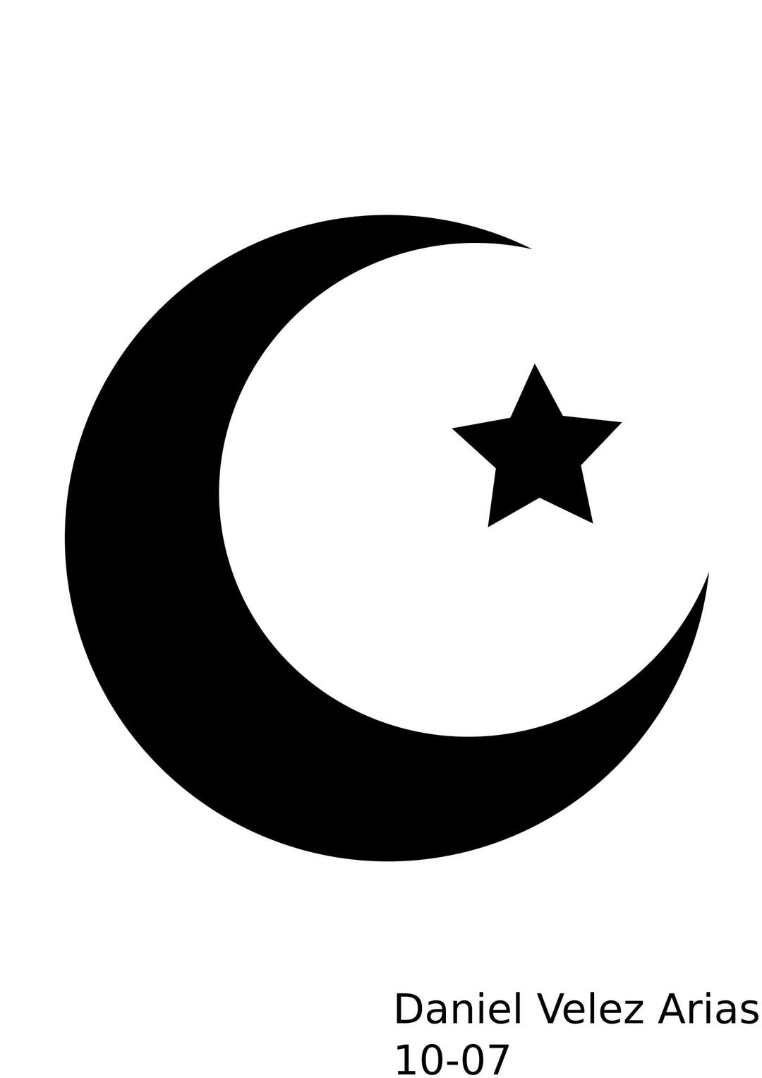 star and crescent png transparent