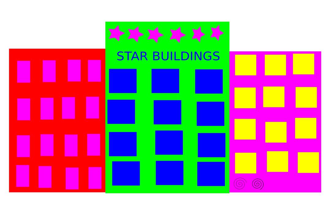 star buildings png transparent