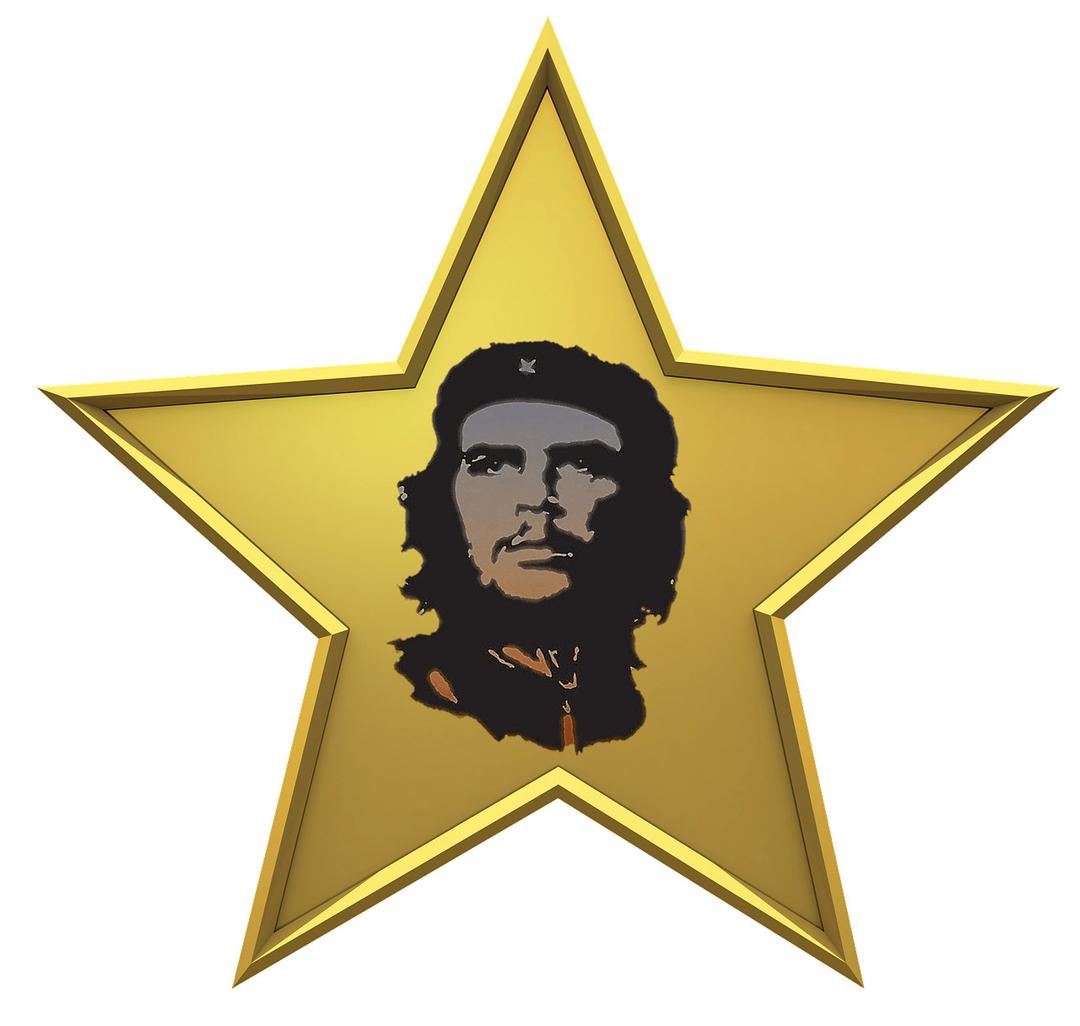 Star Che Guevara png transparent