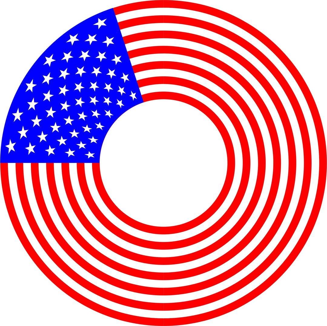 Stars And Stripes Circle 2 png transparent
