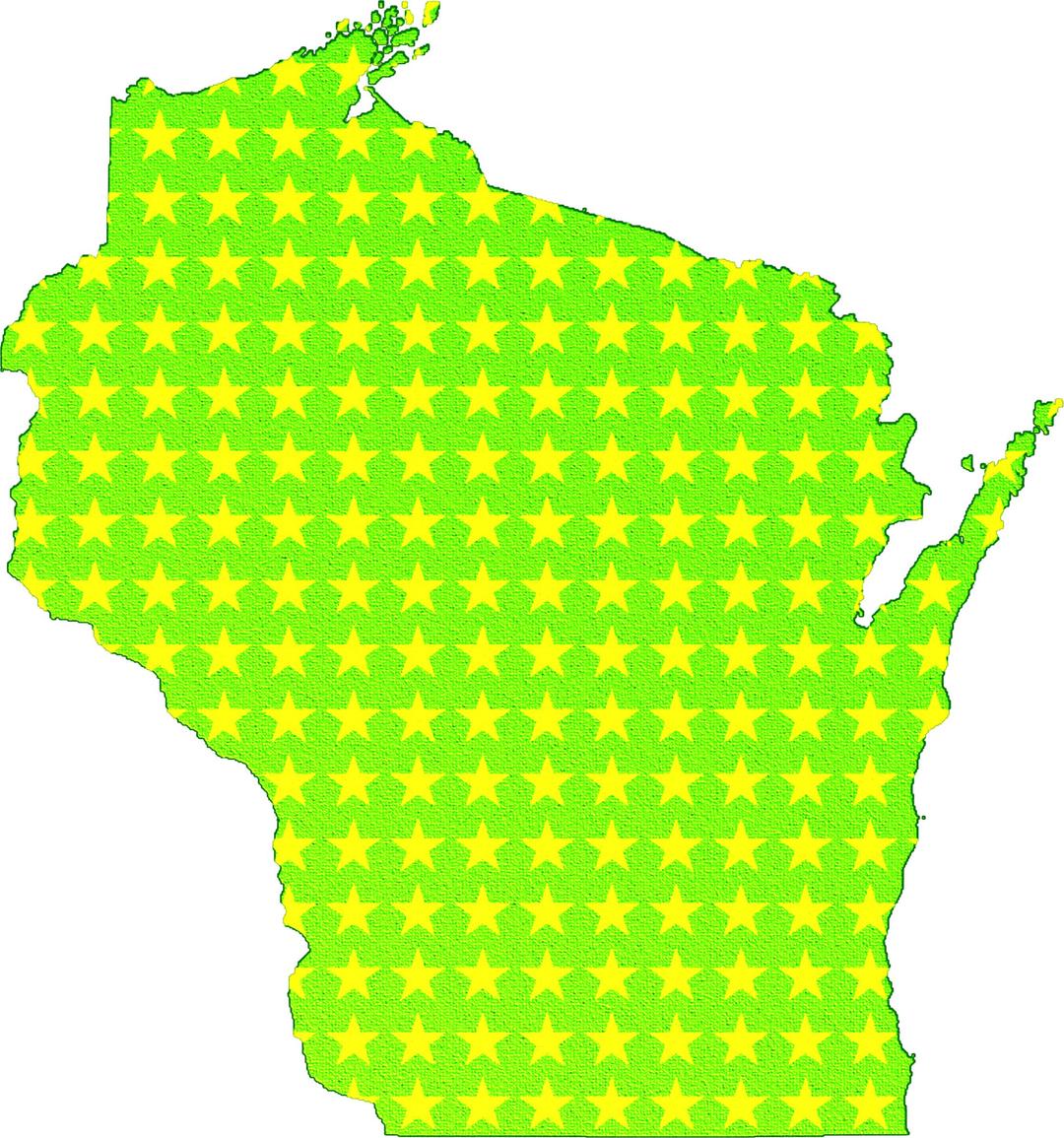 Stars of the State of Wisconsin png transparent