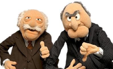 Statler and Waldorf Thumbs png transparent