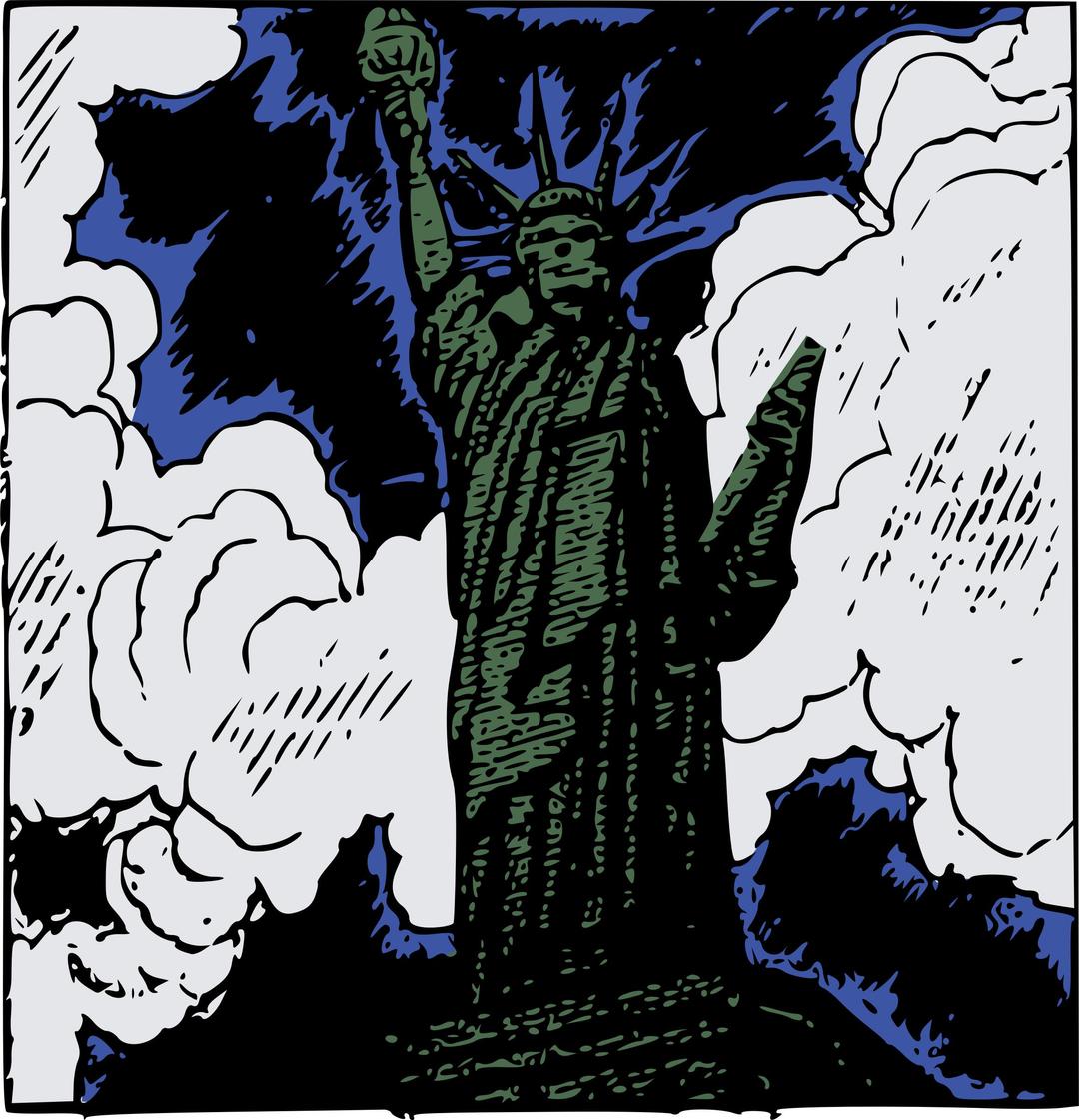 Statue of Liberty Cartoon png transparent