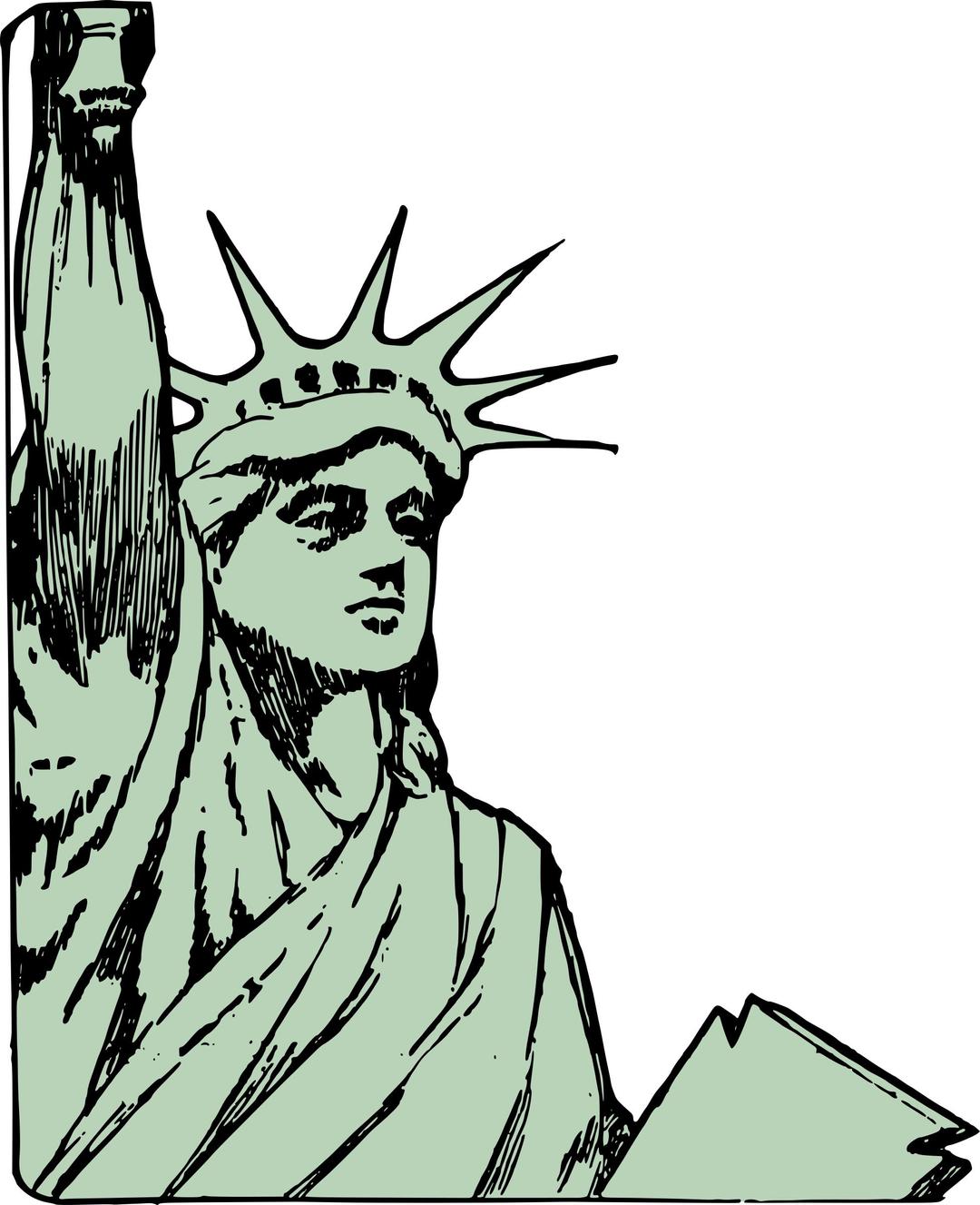 Statue of Liberty - Face png transparent