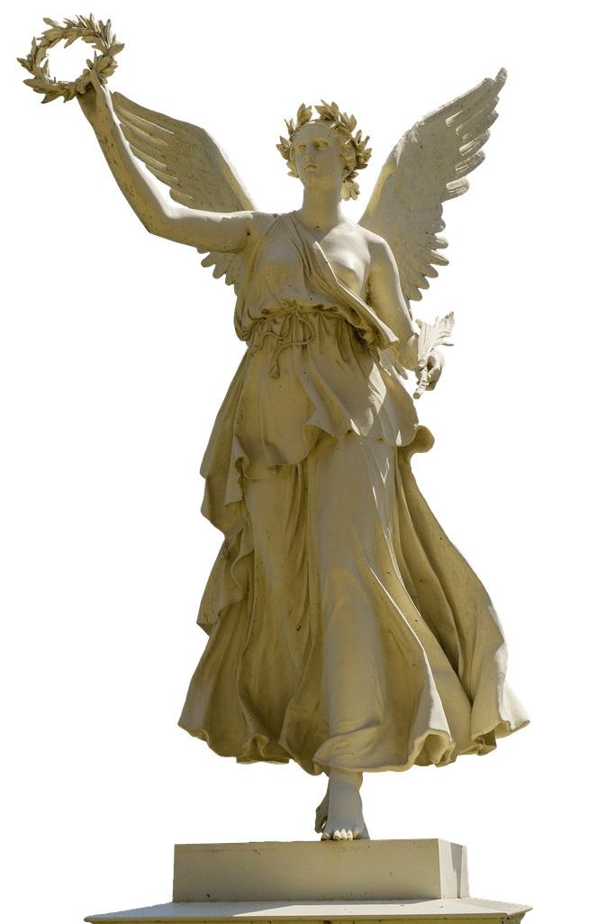 Statue Woman Holding Crown png transparent